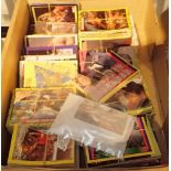 Box of trading cards