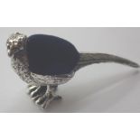 Silver pheasant pin cushion