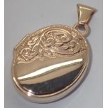 9ct gold locket