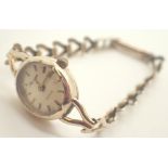 9ct gold ladies Sovereign wristwatch on a 9ct gold bracelet