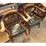 Pair of smokers bow chairs for renovation