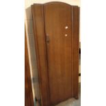 Single oak wardrobe