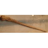 Antique blackthorn walking stick