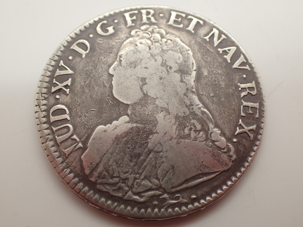 1739 Ludovic XV silver ecu