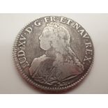 1739 Ludovic XV silver ecu