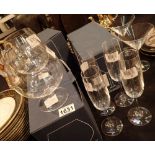 Boxed set of Waterford Crystal drinking glasses