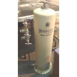 Vintage Permutit metal water softener with chrome fittings