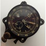 Military black faced compass