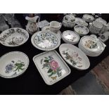 Large collection of Portmeirion dinner and kitchen ware