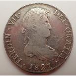 1821 Fernando VII eight reales coin