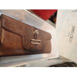 Believed original Jimmy Choo brown leather purse