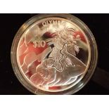 Silver proof British Virgin Islands 10 dollar coin