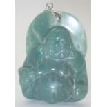 Jadeite Buddha talisman L: 50 mm