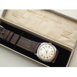 Tudor Rolex 1940s cushion wristwatch serial no 672566/873