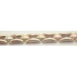 9ct yellow rose gold bracelet 7g