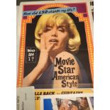 Original film poster Movie Star American style from 1966 LSD colour 103 x 68 cm
