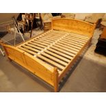 IKEA pine king size bed