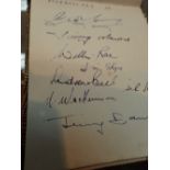 Interesting sporting autograph album con