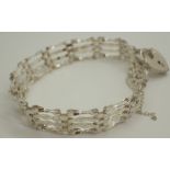 925 silver gate bracelet