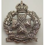 925 silver Inns of Court OTC South Africa 1900 brooch