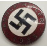 German 1933 Adolf Hitler badge