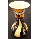 Lorna Bailey very early Maybank rare vase with some firing marks H: 28 cm