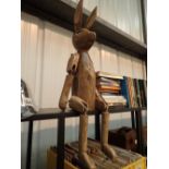 Wooden shelf rabbit L: 90 cm