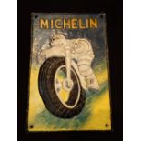 Cast iron Michelin Man sign