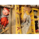 Boxed Pelham puppets Perky Cat Wicked Witch and hand puppet by Anna Marita CONDITION