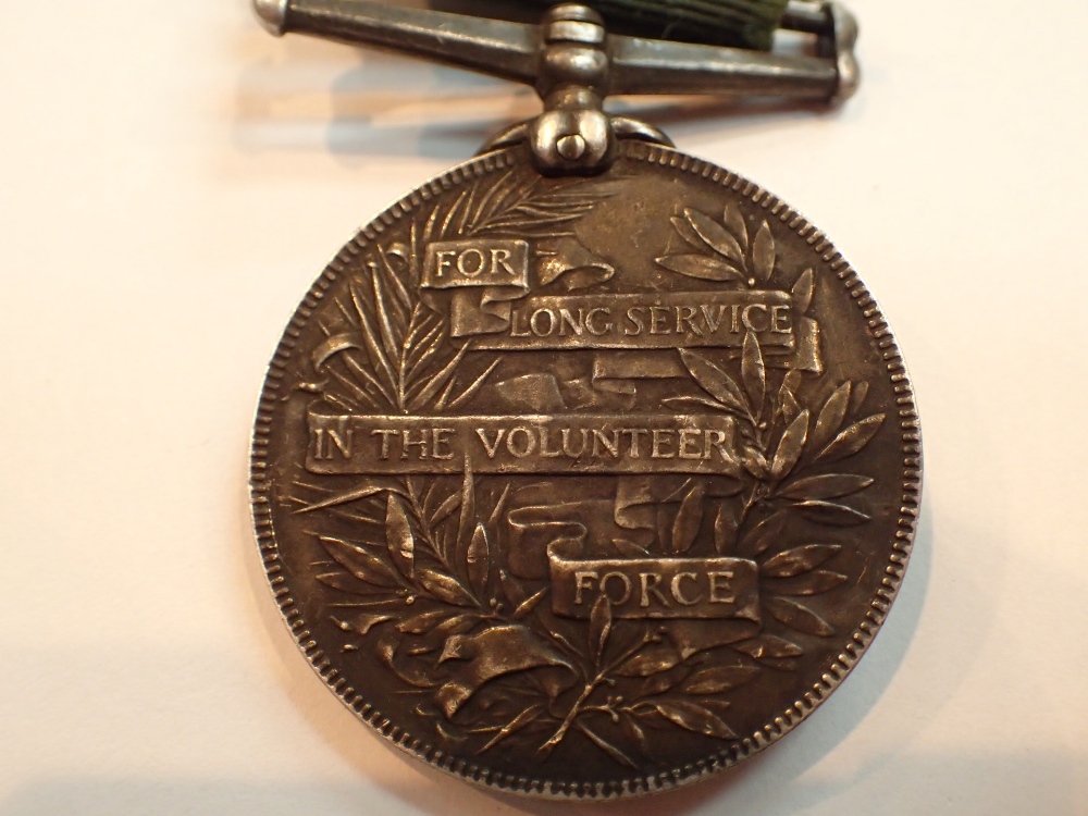 Victoria Long Service in the Volunteer Force medal unattributed - Image 2 of 2