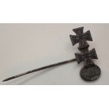 WWI iron cross pin badge