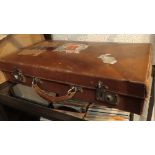 Hong Kong leather lined masonic brief case