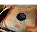 Collection of 78 rpm records including Beverley Sisters