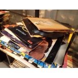 Collection of 1970 - 1980 LP and single records including Wham