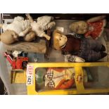 Boxed Pelham Frog puppet with various other dolls and a selection of diecast vehicles