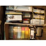 Box of empty N gauge boxes mainly Graham Farish
