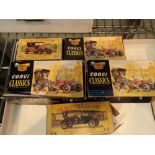 Corgi Classics Bentley model T and daimler and a Matchbox Thomas Flyabout and model T