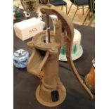 Cast iron garden water pump H: 52 cm