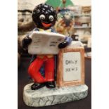 Carlton Ware Golly News Stand H: 17 cm