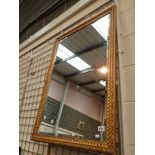 Large gilt framed mirror