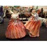 Two Royal Doulton figurines Genevieve HN