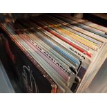 Three boxes of mixed genre LP records