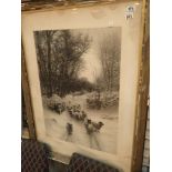 Signed large Lithograph Joseph Farquhars