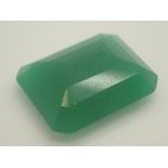 Jadeite lozenge cut jewellery stone 23.4