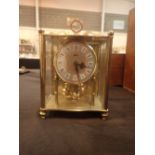 German brass anniversary clock