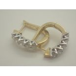 18ct yellow and white gold 0.50ct diamon