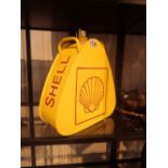 Yellow Shell petrol can H: 32 cm