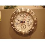 Dealers wall clock with sweeping second