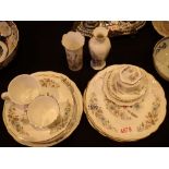 Sixteen pieces of Aynsley Tudor Rose ceramics