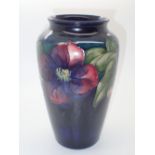 Large Moorcroft Blue Anemone vase H: 22 cm